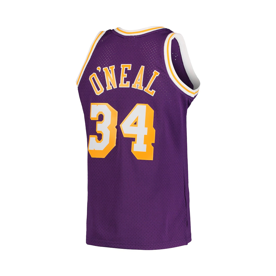 専用SHAQUILLE O'NEAL 34 LAKERS ユニフォーム LOS ANGELES LAKERS SHAQUILLE O'NEAL #34 SWINGMAN JERSEY – NRML