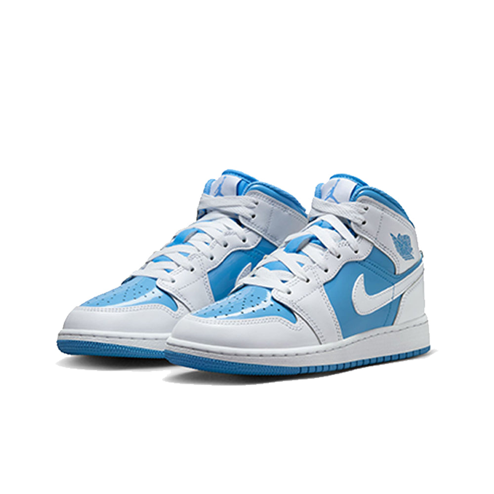 AIR JORDAN 1 MID SE (GS) LEGEND BLUE