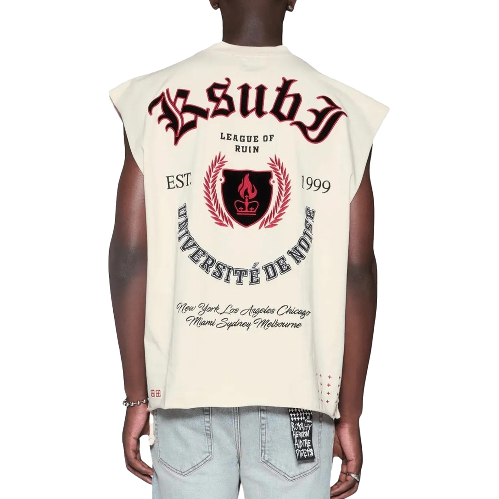 LEAGUE EKCESS CUT OFF T-SHIRT DESERT