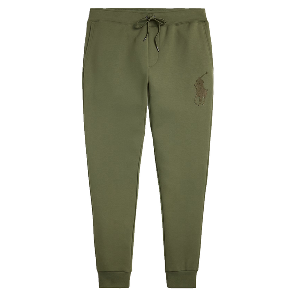 LEATHER PONY DOUBLE KNIT JOGGER PANT THERMAL GREEN