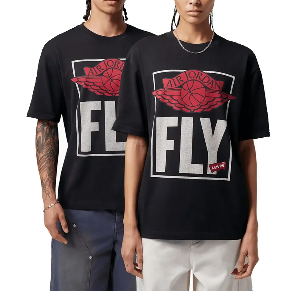 AIR JORDAN X LEVI'S BLACK TSHIRT