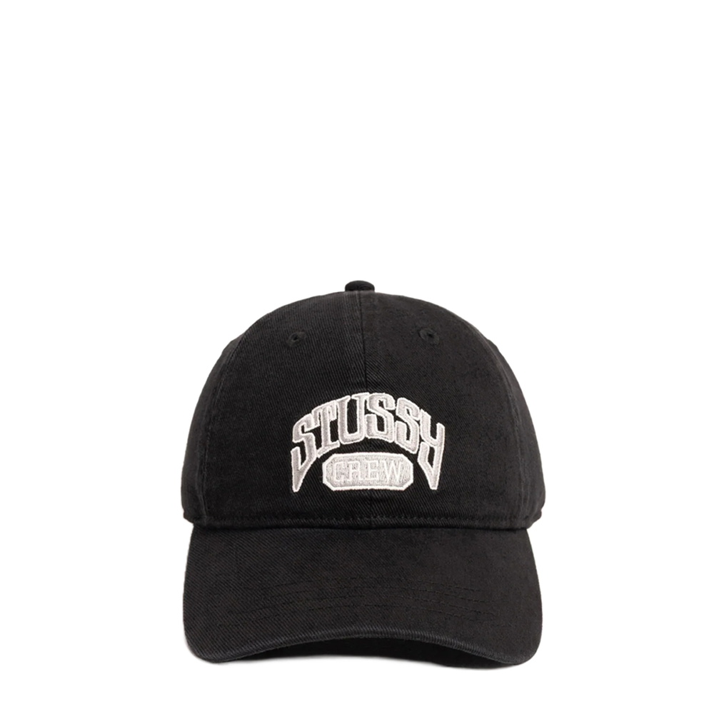 LOW PROFILE STÜSSY CREW STRAPBACK BLACK