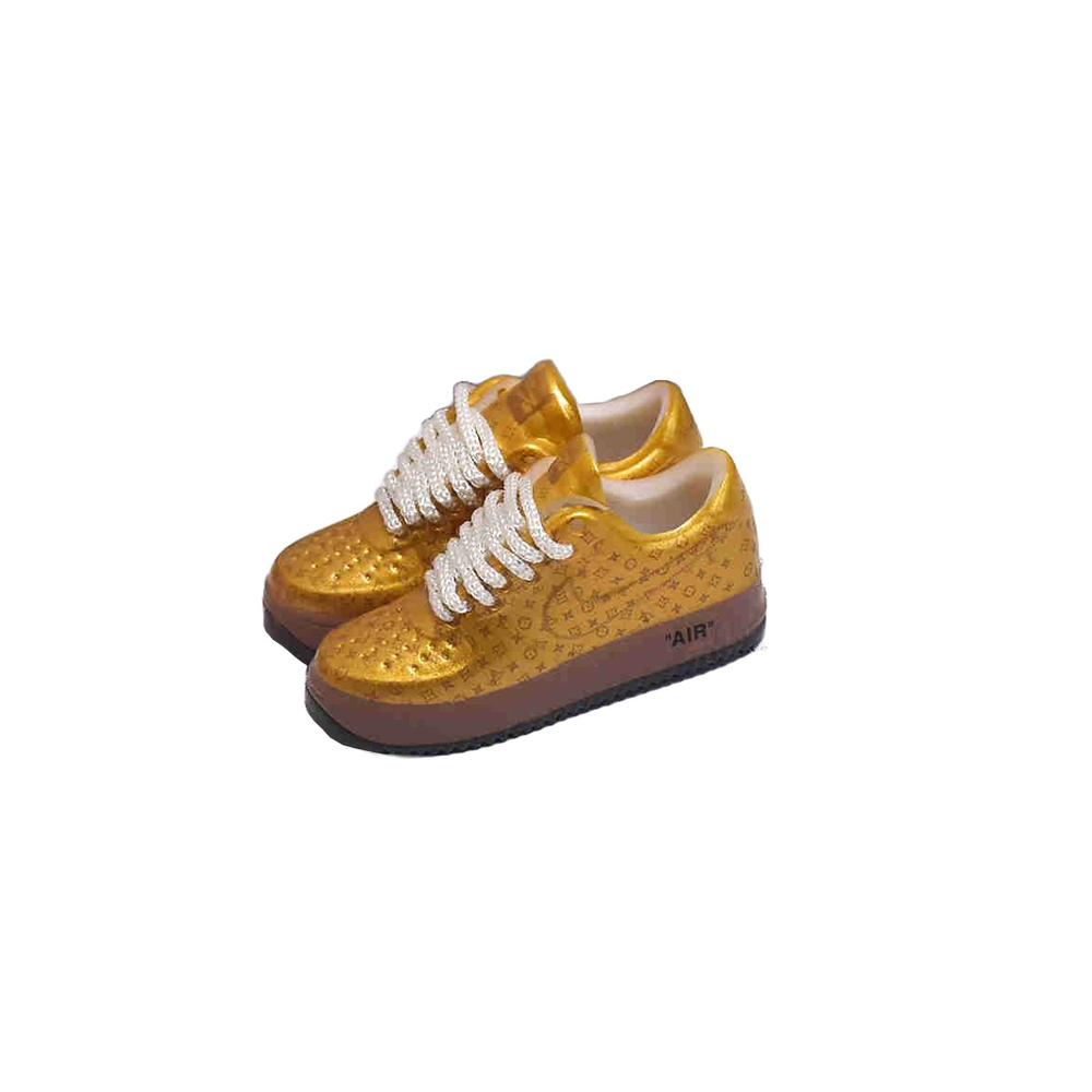 AF1 GOLD SNEAKER KEYCHAIN