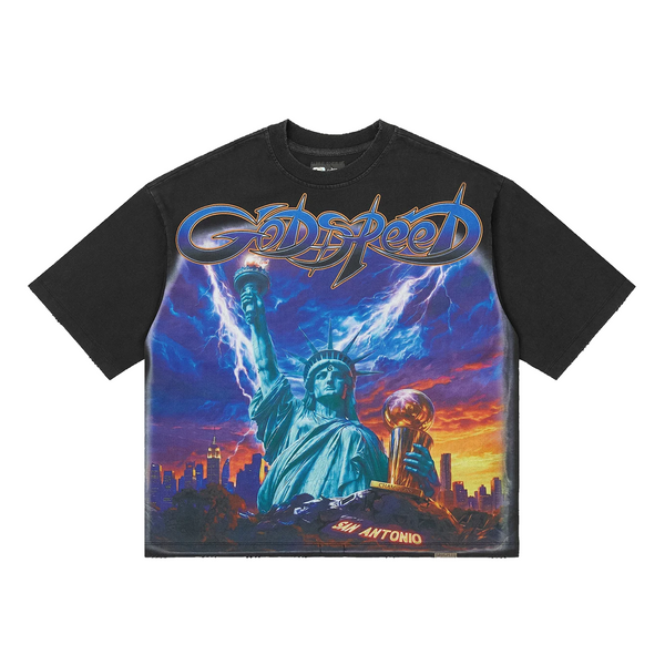 LIBERTY REIGNS TEE BLACK