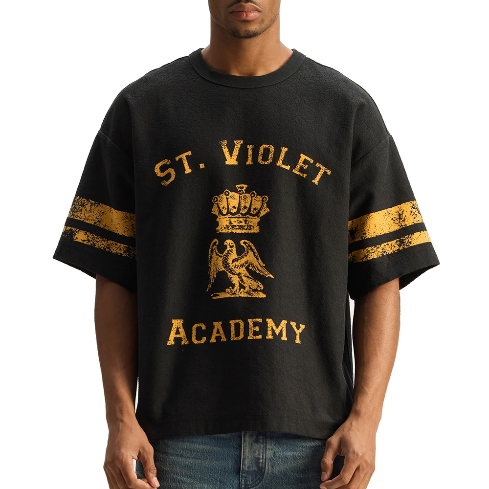 ST. VIOLET STRIPES JERSEY BLACK