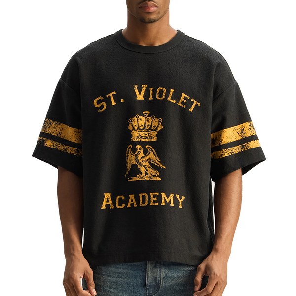 ST. VIOLET STRIPES JERSEY BLACK