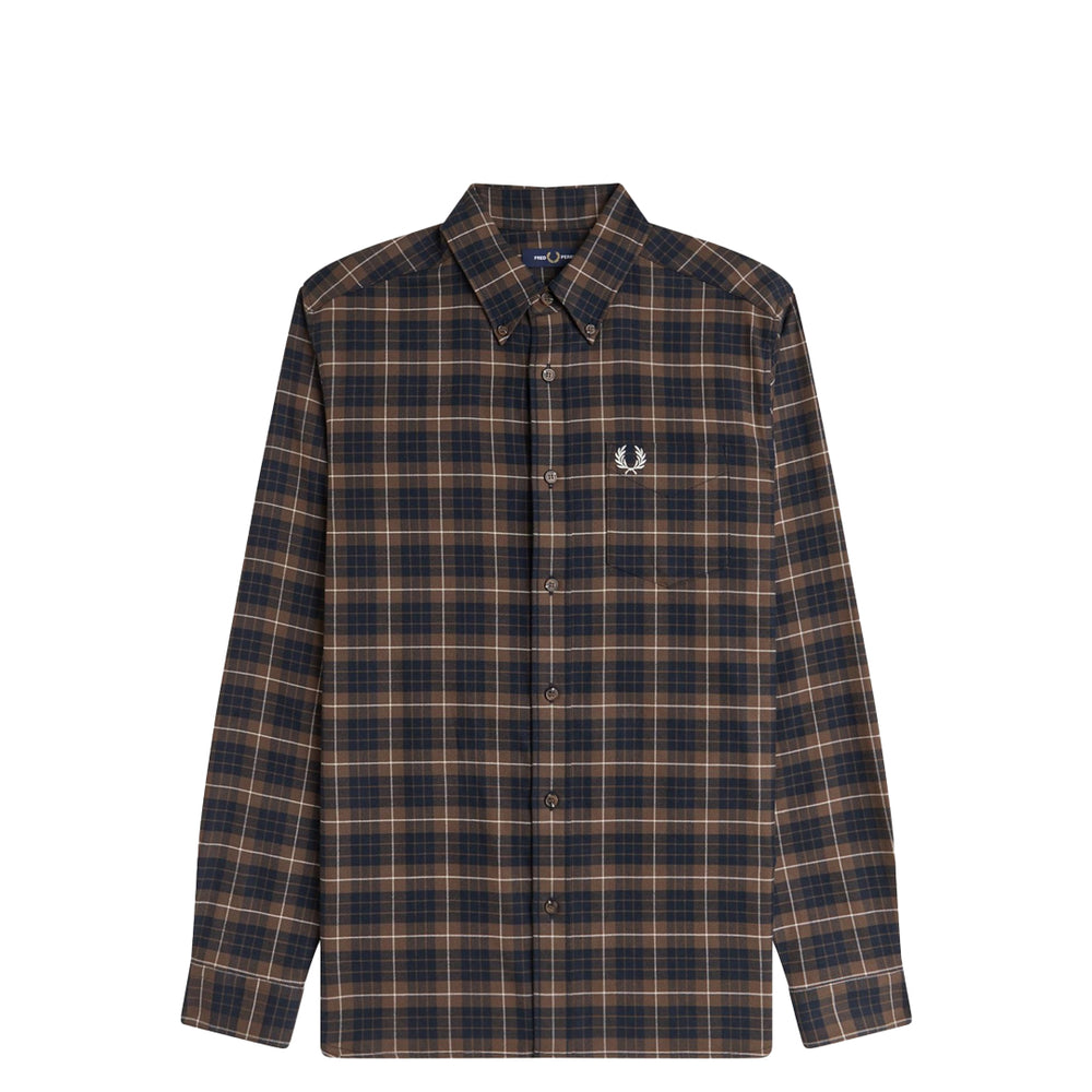BRUSHED TWILL TARTAN SHIRT