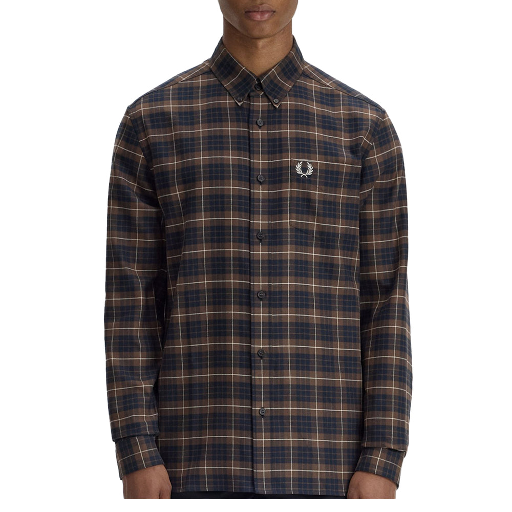 BRUSHED TWILL TARTAN SHIRT