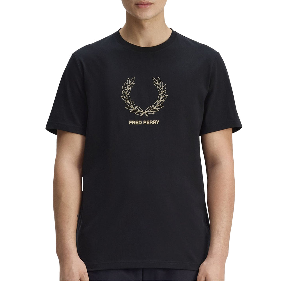 OUTLINE LAUREL WREATH T-SHIRT