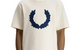 LAUREL WREATH PATCH T-SHIRT ECRU