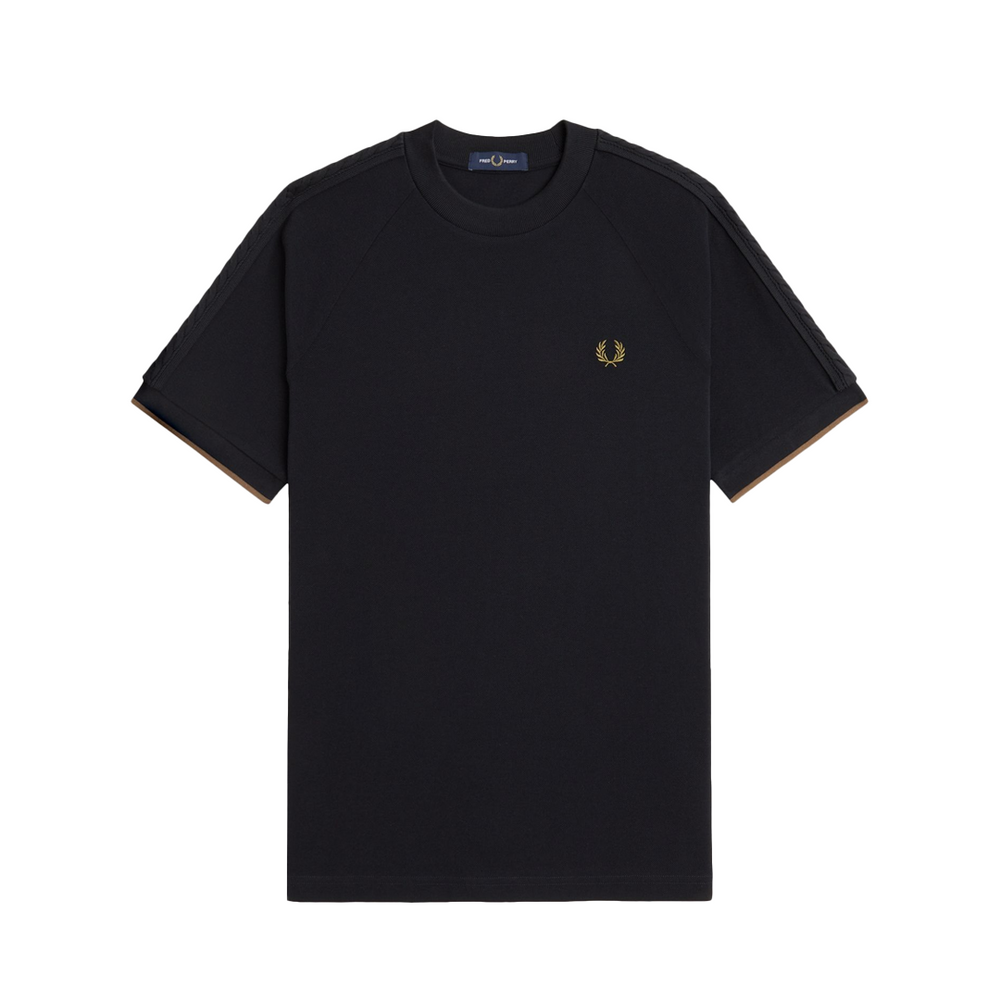 CABLE TAPE T-SHIRT BLACK