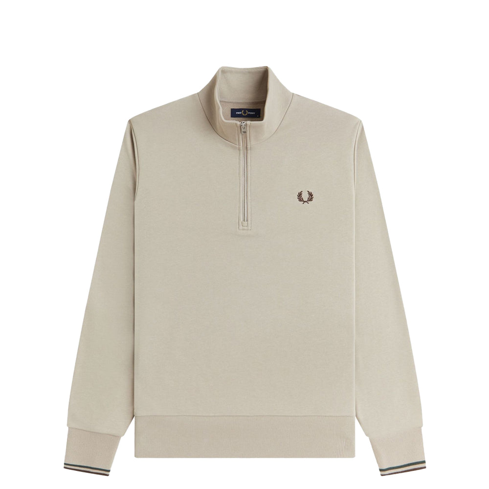 HALF ZIP SWEATSHIRT WARM OAT