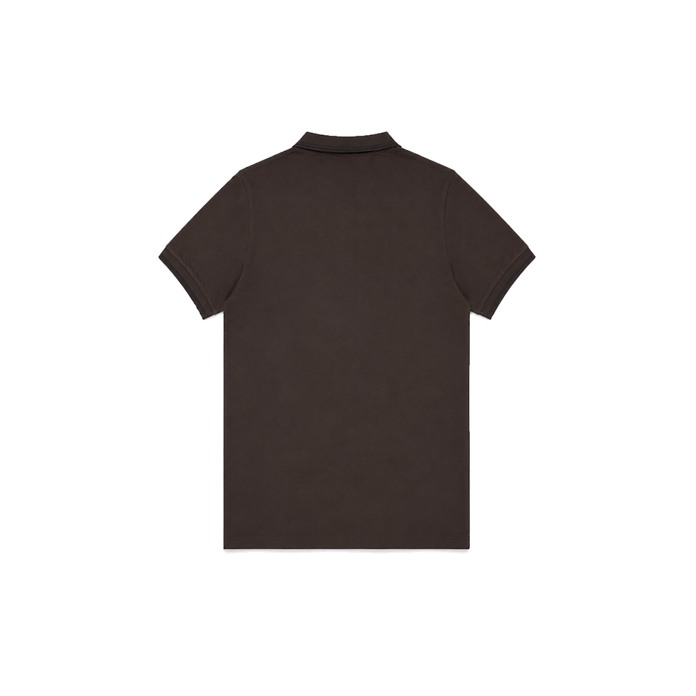 TWIN TIPPED FRED PERRY SHIRT RICH BROWN