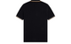 TWIN TIPPED FRED PERRY SHIRT BLACK / DARK CARAMEL