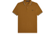 TWIN TIPPED FRED PERRY SHIRT DARK CARAMEL