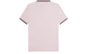 TWIN TIPPED FRED PERRY SHIRT ICED PINK