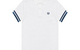 TIPPED CUFF PIQUÉ T-SHIRT WHITE