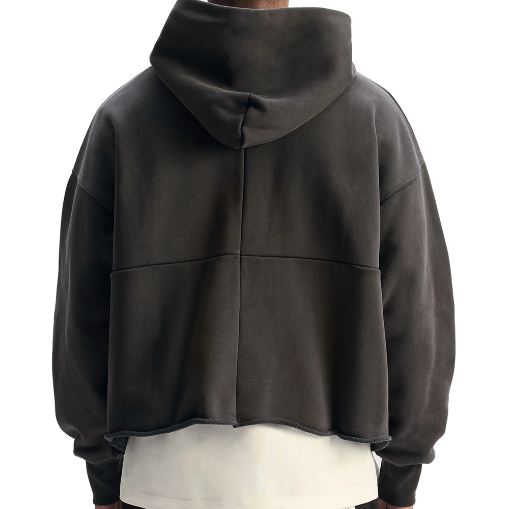 HALF & HALF HOODIE BLACK BEAUTY