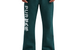 HALF & HALF FLARED PANTS GREEN