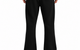 HALF & HALF FLARED PANTS BLACK