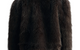 FAUX FUR SHAWL JACKET BROWN