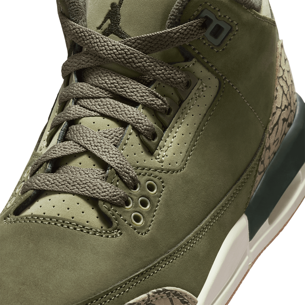 AIR JORDAN 3 RETRO (GS) MEDIUM OLIVE/SEQUOIA