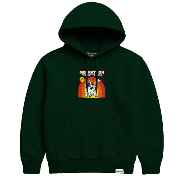 ARMEHR-ALL MIDWEIGHT HOODIE FOREST GREEN