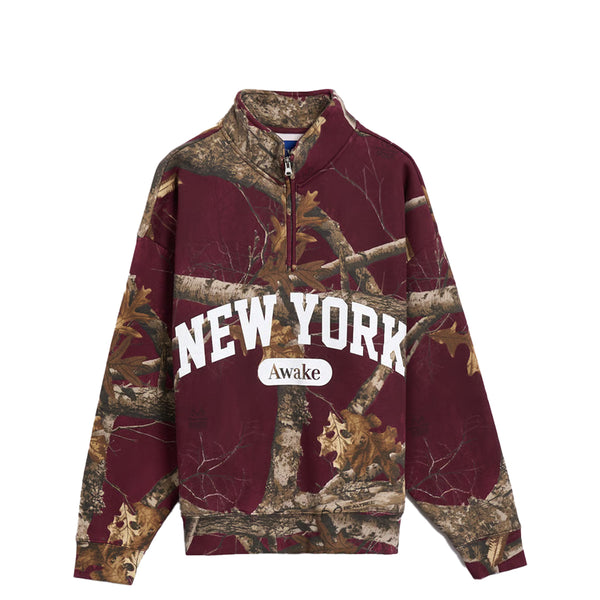 NEW YORK ARCH QUARTER ZIP MERLOT