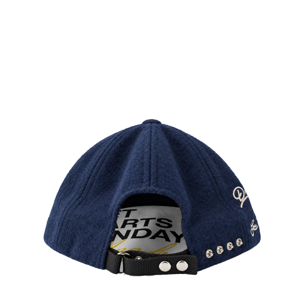 ADJUSTABLE COTTON TWILL CAP NAVY