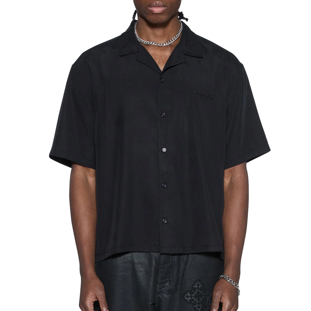 END DINER SS SHIRT SATIN BLACK