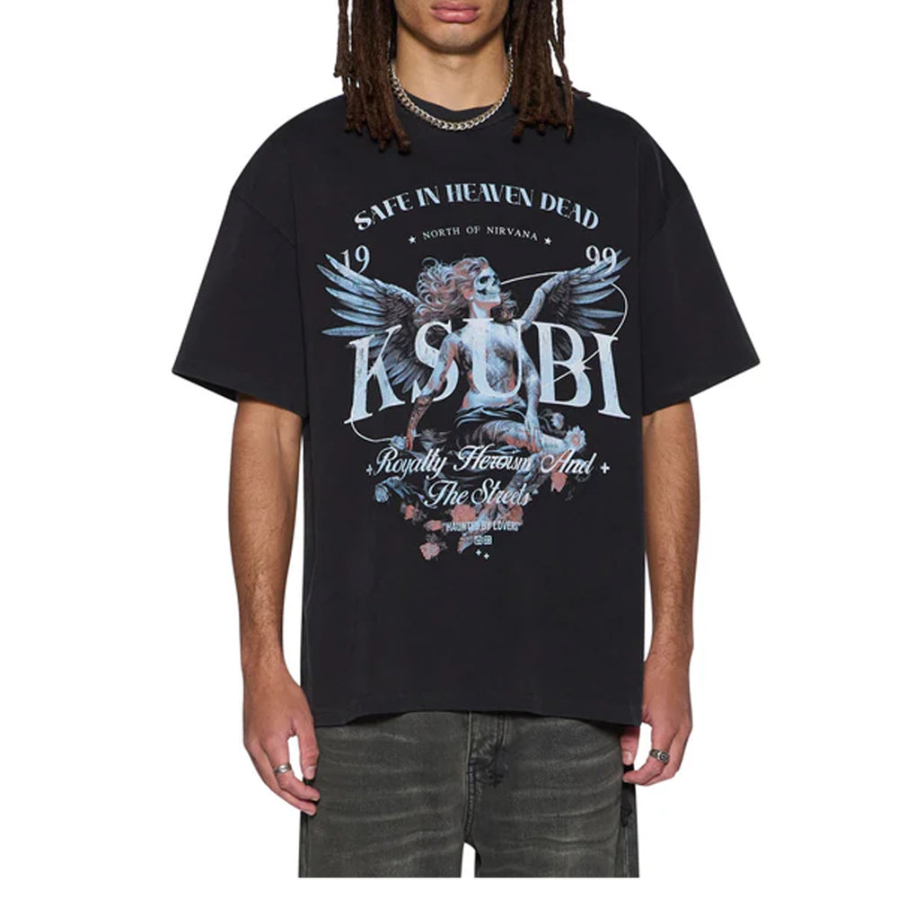 SPIRIT EKCESS SHORT SLEEVE TEE ACID BLACK