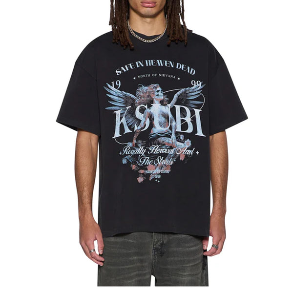 SPIRIT EKCESS SHORT SLEEVE TEE ACID BLACK