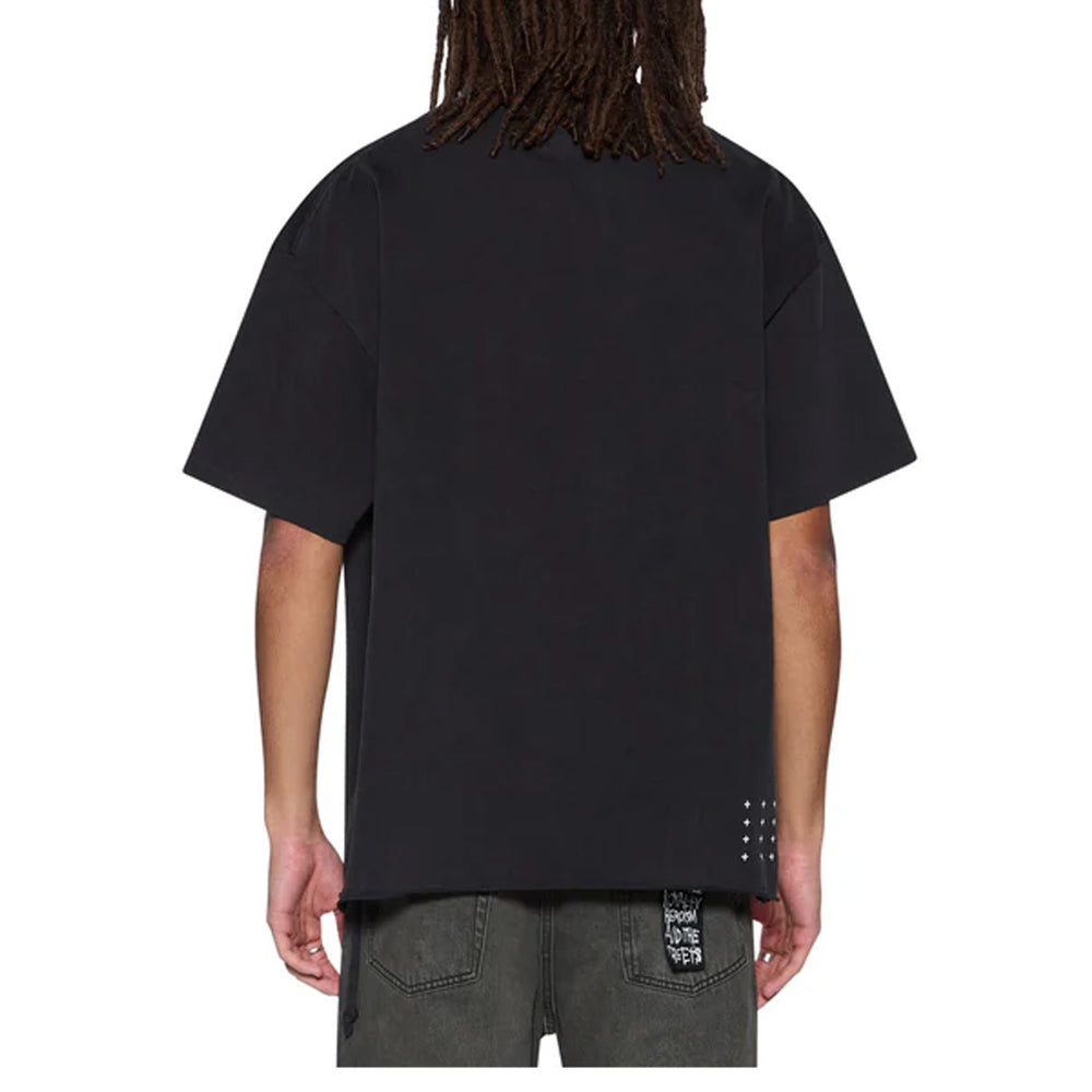 SPIRIT EKCESS SHORT SLEEVE TEE ACID BLACK