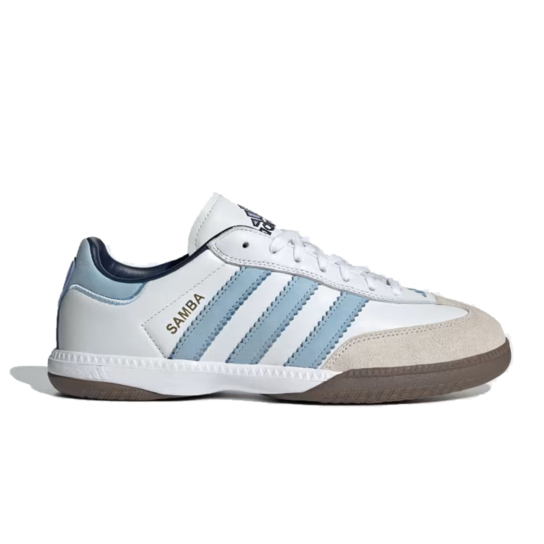 white adidas with colorful back