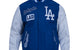 LOS ANGELES DODGERS AREA CODE M RIB WOOL VARSITY JACKET DARK BLUE