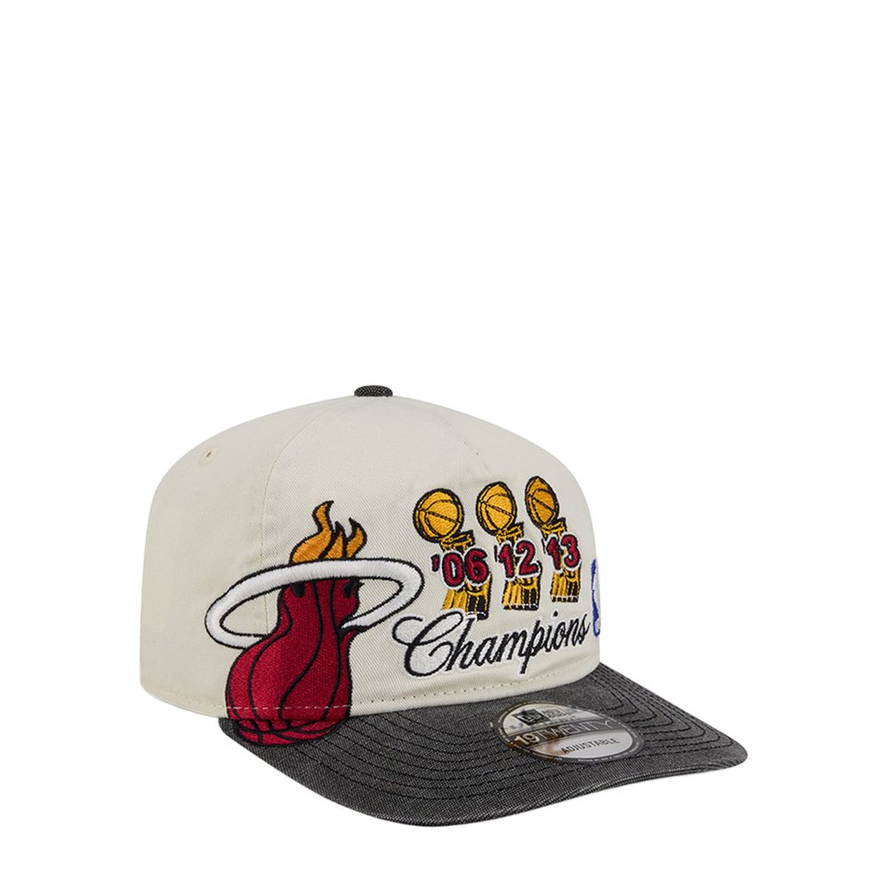 MIAMI HEATS CHAMPIONS 19TWENTY ADJUSTABLE BEIGE HAT