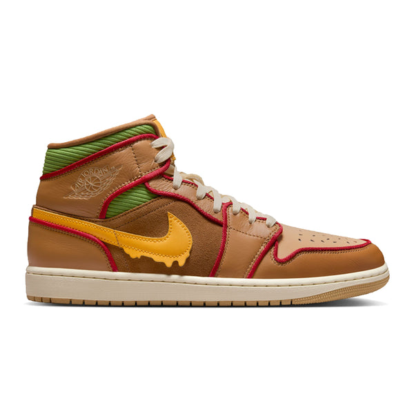 AIR JORDAN 1 MID SE "CHEESEBURGER"