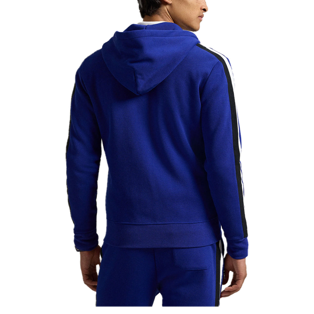 DOUBLE KNIT FULL ZIP HOODIE ROYAL BLUE