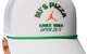 JORDAN RISE STRUCTURED TRUCKER CAP WHITE/COURT GREEN