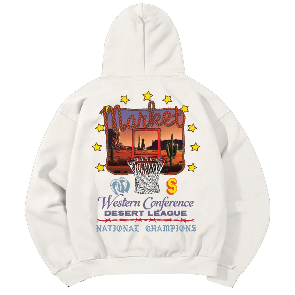 DESERT LEAGUE HOODIE UNBLEACHED COTTON