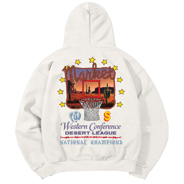 DESERT LEAGUE HOODIE UNBLEACHED COTTON