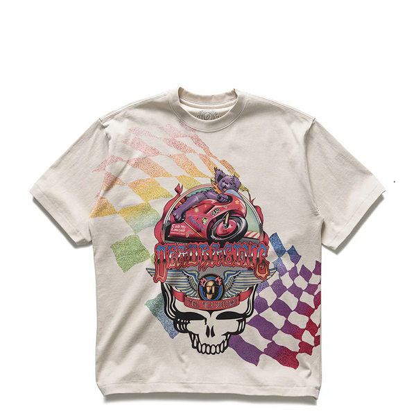 GRATEFUL DEAD STEALIE MOTO BEAR T-SHIRT