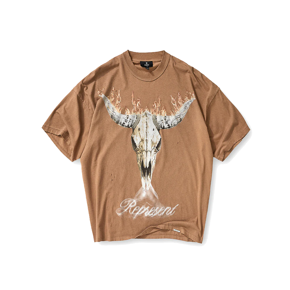 BRITISH COWBOYS T-SHIRT DUSTY BROWN