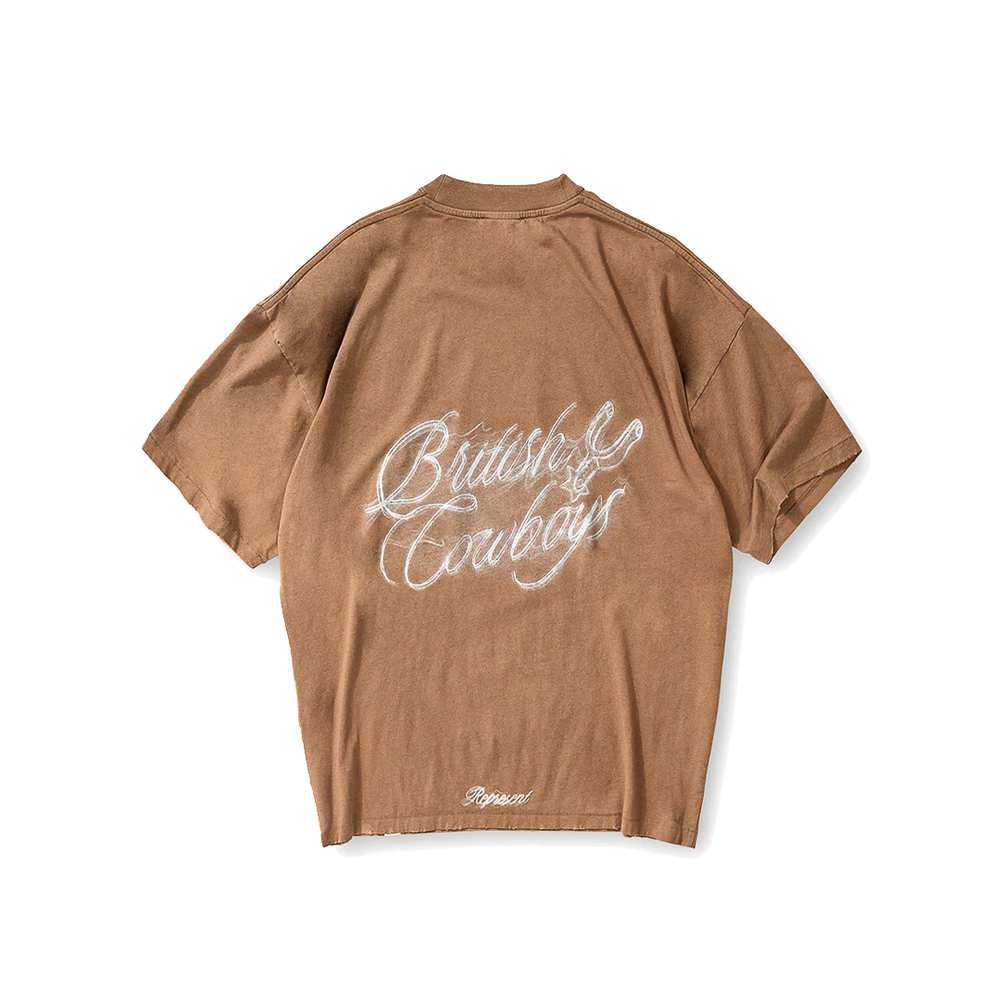 BRITISH COWBOYS T-SHIRT DUSTY BROWN
