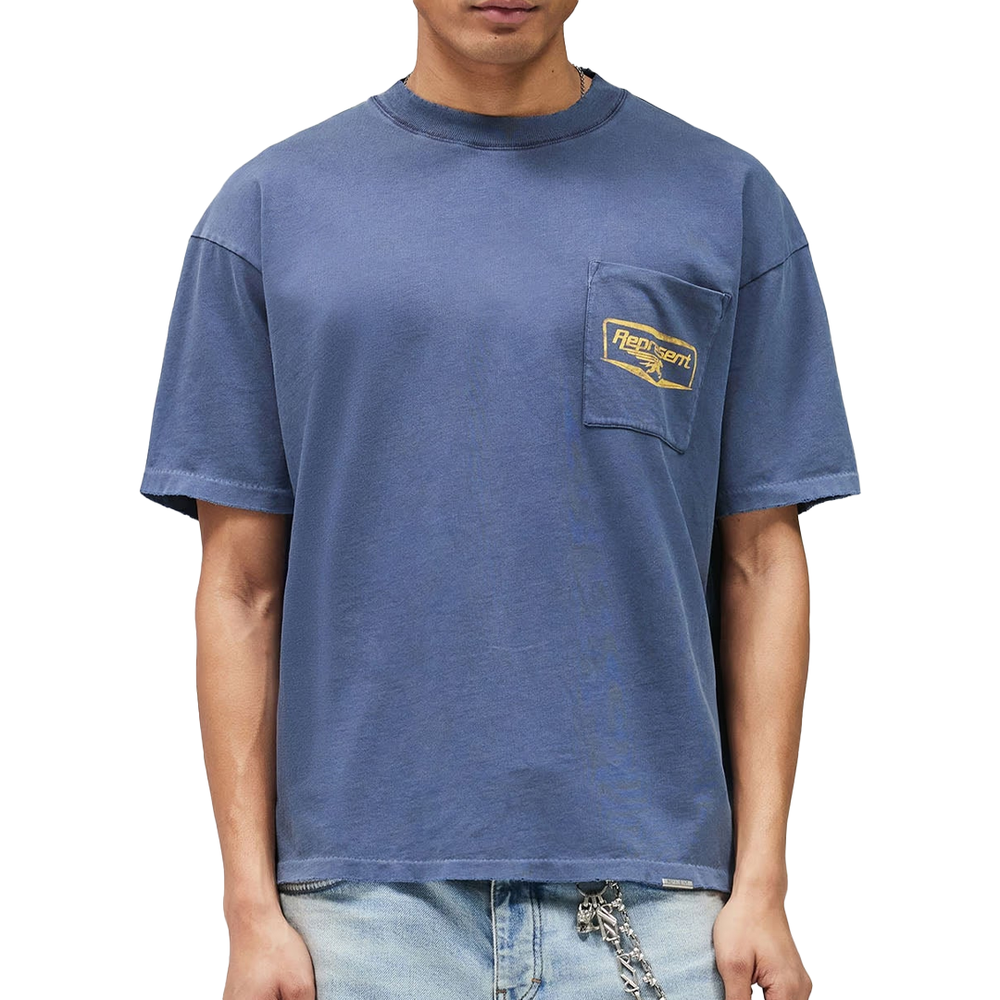 NOTHING FASTER T-SHIRT INDIGO