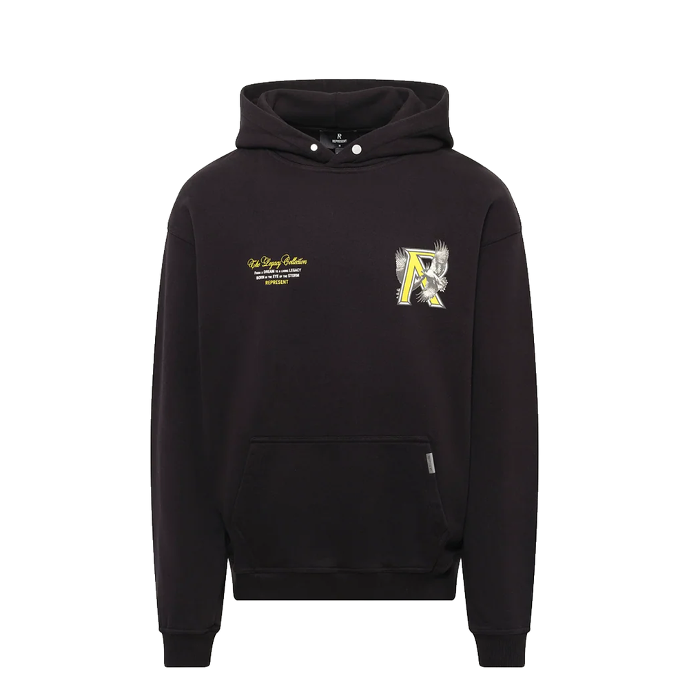 LEGACY FALCON HOODIE JET BLACK