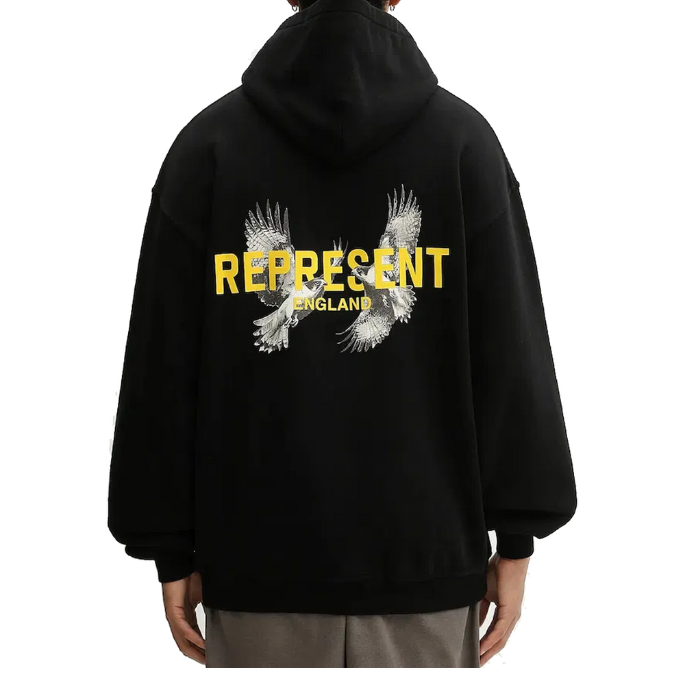 LEGACY FALCON HOODIE JET BLACK