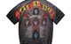 GUNS N'ROSES TOUR T-SHIRT STAINED BLACK