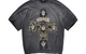 GUNS N' ROSES CROSS T-SHIRT STAINED BLACK
