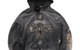 GUNS N' ROSES CROSS ZIP THROUGH HOODIE STAINED BLACK